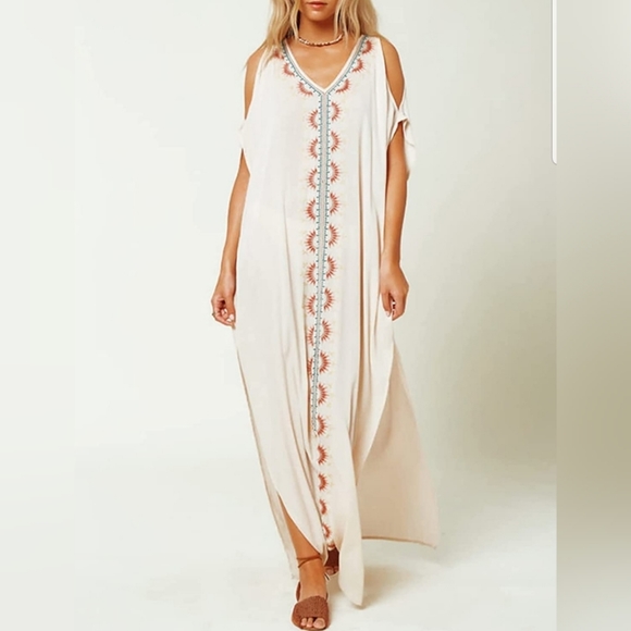 🐥 Women Beachwear Turkish Kaftans Long Swimsuit C - Picture 5 of 5